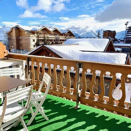 4 Pieces, 8 Pers. 70m², Balcon Sud, Au Pied Des Pistes, Alpe D'huez - Fr-1-405-344 *